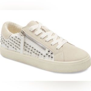 Steve Madden Parka Studded Sneaker with side zipper, Women Size 8M